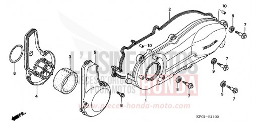 LEFT CRANKCASE COVER FES250Y de 2000